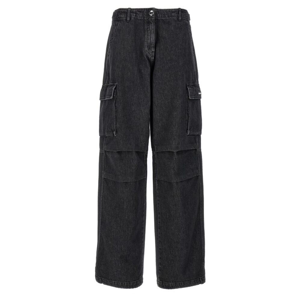 Coperni Black Cotton Jeans Women's Denim